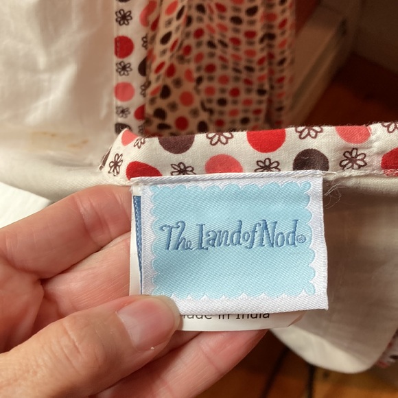 LAND OF NOD *4 Panels* 50"x63" Polka Dot Spotty Curtains Lined - Picture 9 of 11